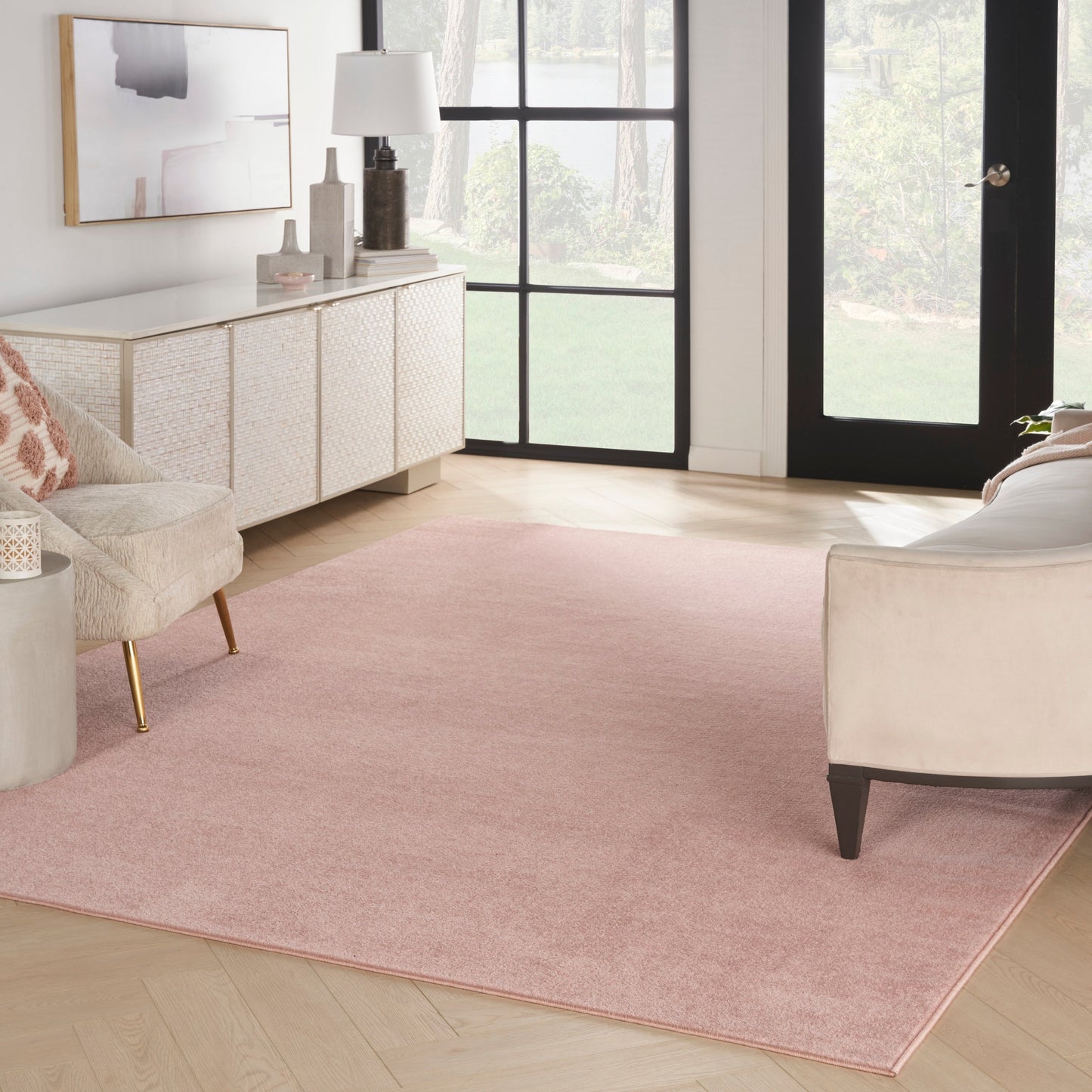 Tapis d'intérieur/extérieur Nourison moderne et uni