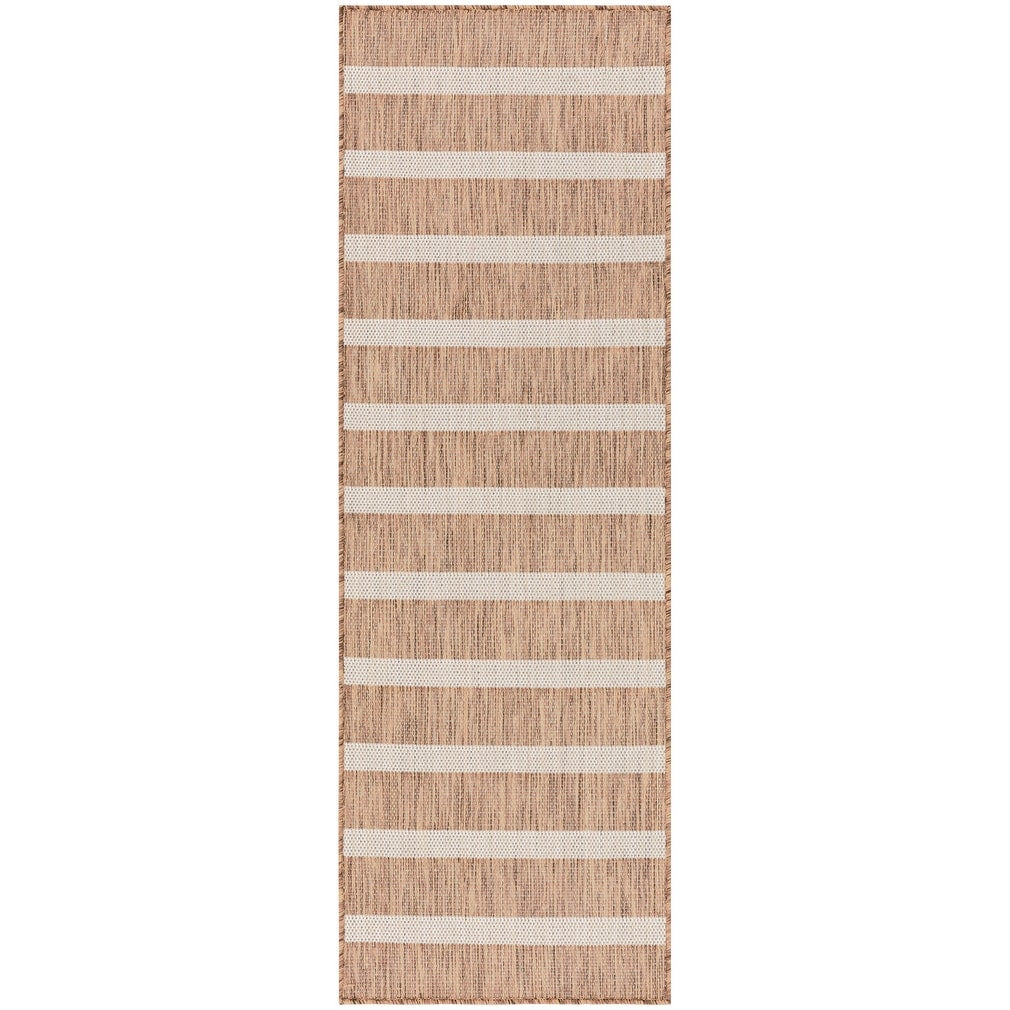 Tapis rayé d'intérieur/extérieur Nourison Selerno.