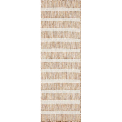 Tapis rayé d'intérieur/extérieur Nourison Selerno.