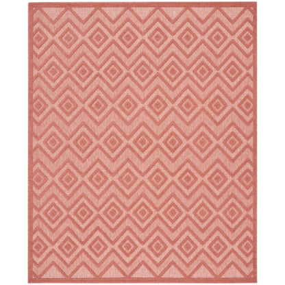 Tapis Nourison polyvalent pour intérieur/extérieur à tissage plat géométrique