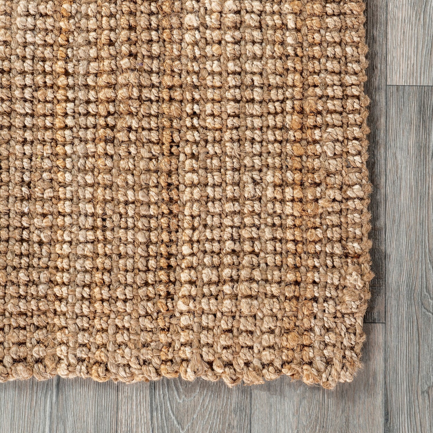 Tapis de ferme en jute uni Nuloom Ashli