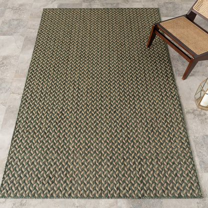 Tapis d'intérieur/extérieur à chevrons Nuloom Camryn