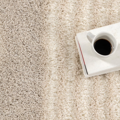 Tapis à poils longs abstraits Nuloom Gloria