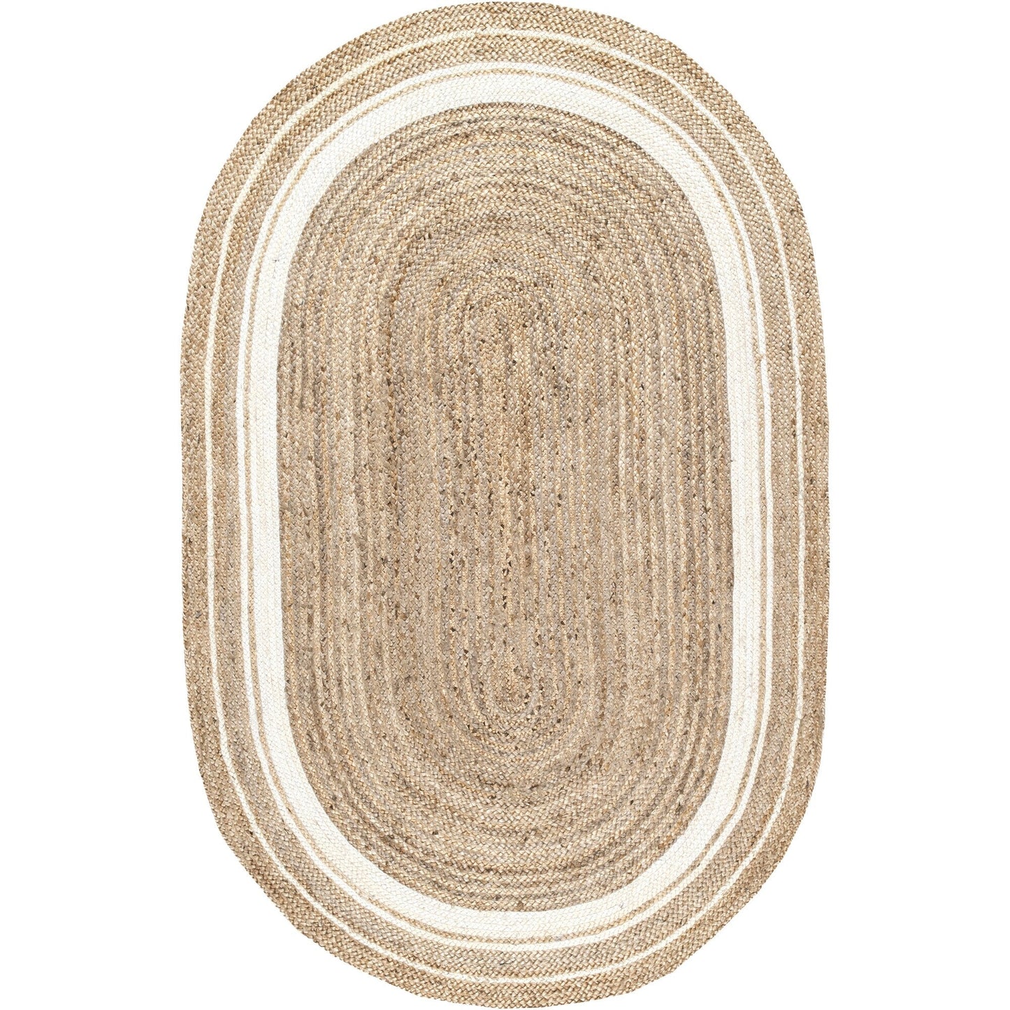 Tapis de sol Nuloom Rikki Coastal en jute tressé