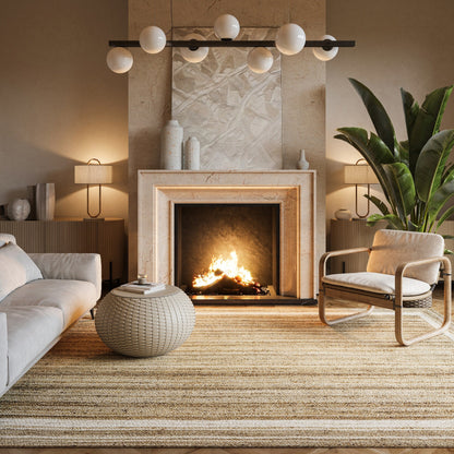 Tapis de sol Nuloom Rikki Coastal en jute tressé