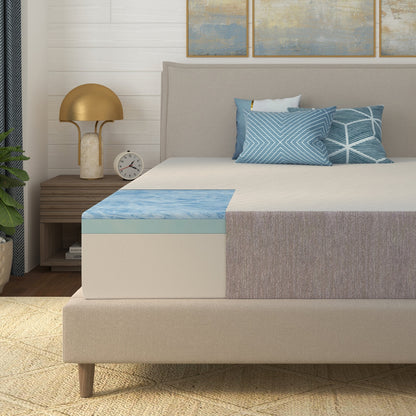 Matelas Select Luxury de 30 cm en mousse à mémoire de forme et gel, fermeté moyenne