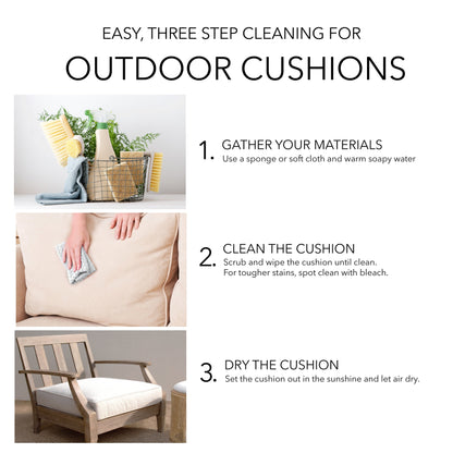 Ensemble de coussins de chaise et oreillers Oakley Sunbrella Solid pour intérieur/extérieur