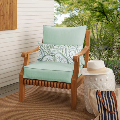 Ensemble de coussins de chaise et oreillers Oakley Sunbrella Solid pour intérieur/extérieur