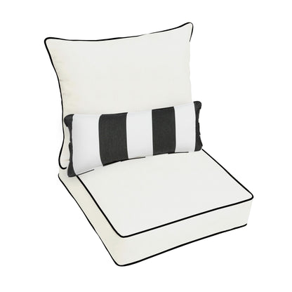 Ensemble de coussins de chaise et oreillers Oakley Sunbrella Solid pour intérieur/extérieur