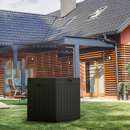 Coffre de rangement extérieur en résine avec serrure