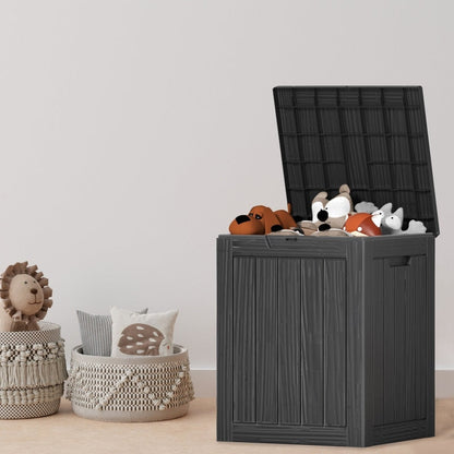 Coffre de rangement extérieur en résine avec serrure