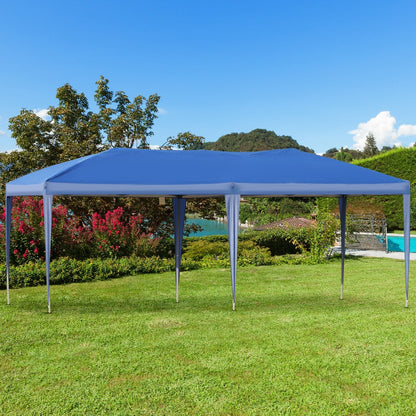 Auvent pliable robuste Outsunny avec structure solide, toit anti-UV et sac de transport pour terrasse, jardin, plage, etc.