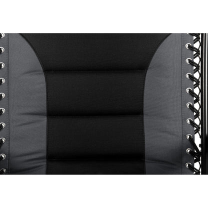 Fauteuil lounge XL surdimensionné rembourré zéro gravité avec accoudoirs plus larges, inclinable et porte-gobelet - Non disponible