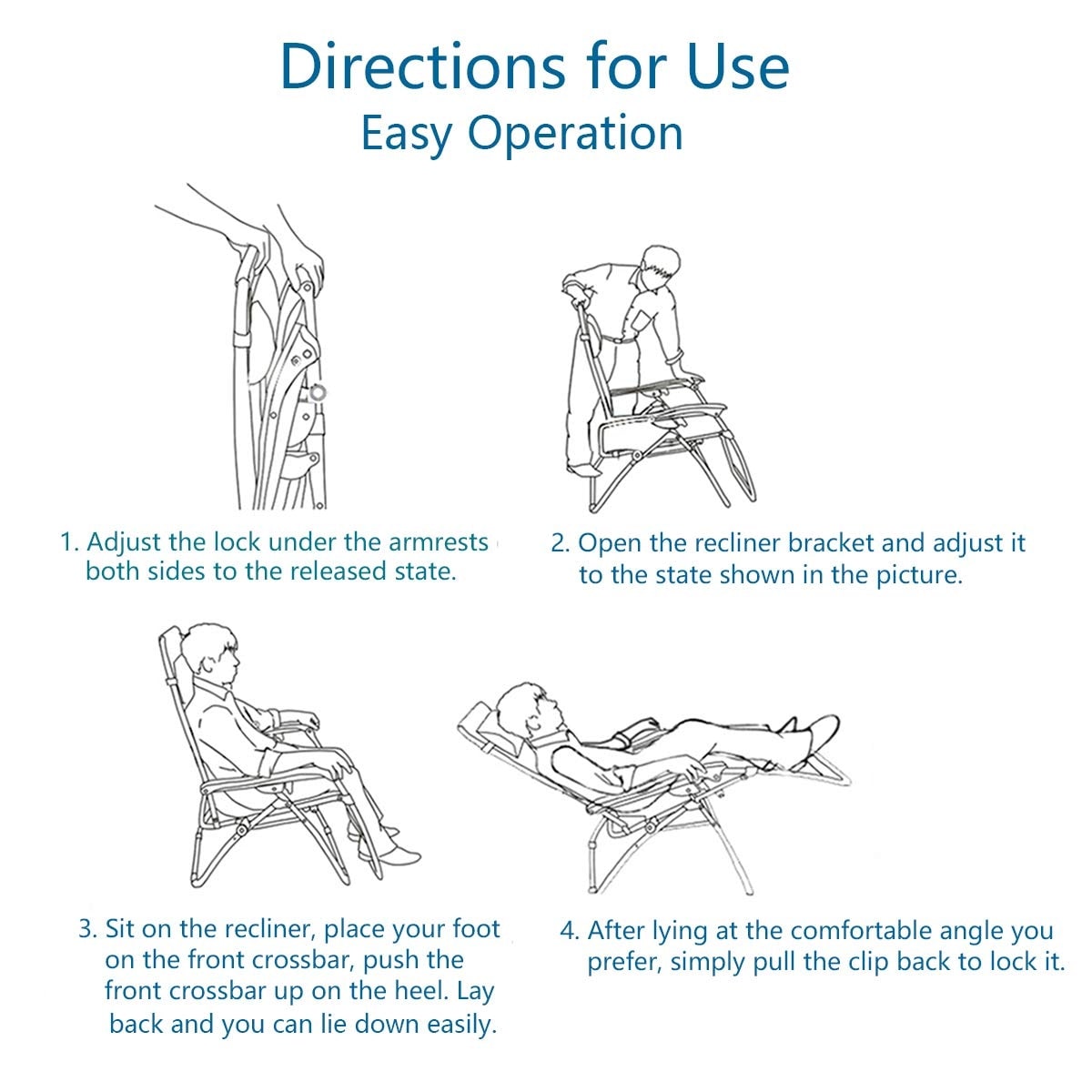 Fauteuil lounge XL surdimensionné rembourré zéro gravité avec accoudoirs plus larges, inclinable et porte-gobelet - Non disponible