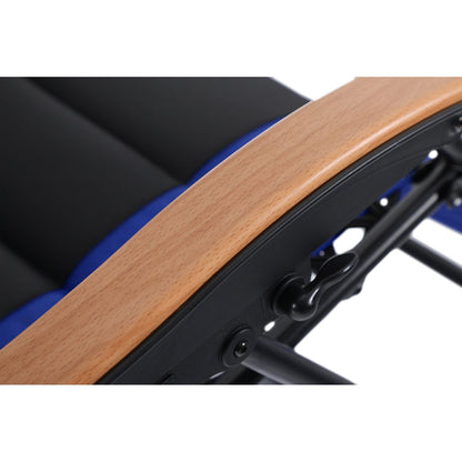 Fauteuil lounge XL surdimensionné rembourré zéro gravité avec accoudoirs plus larges, inclinable et porte-gobelet - Non disponible