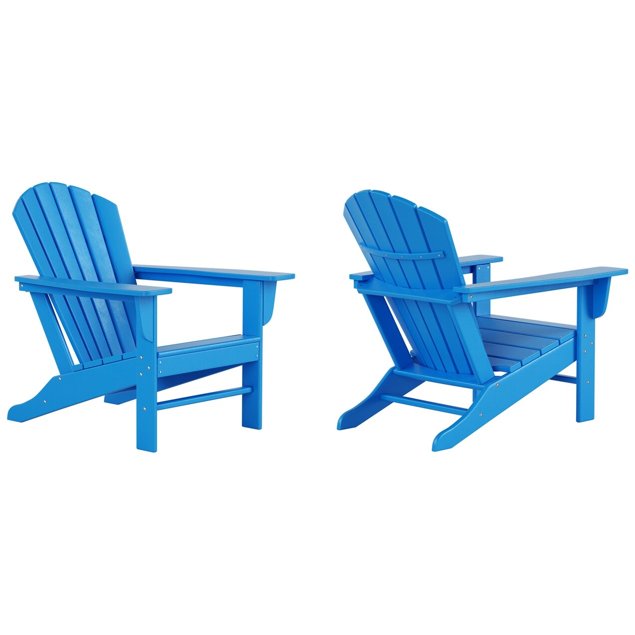 Chaises Adirondack de patio Polytrends Altura Outdoor écologiques et résistantes aux intempéries (ensemble de 2)