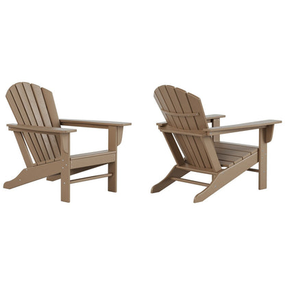 Chaises Adirondack de patio Polytrends Altura Outdoor écologiques et résistantes aux intempéries (ensemble de 2)