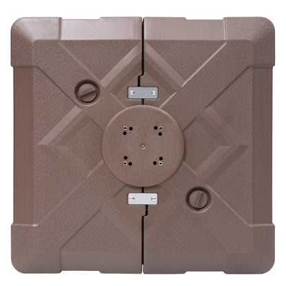 Pied de parasol déporté Pellabant 220 lb avec roulettes - Non disponible