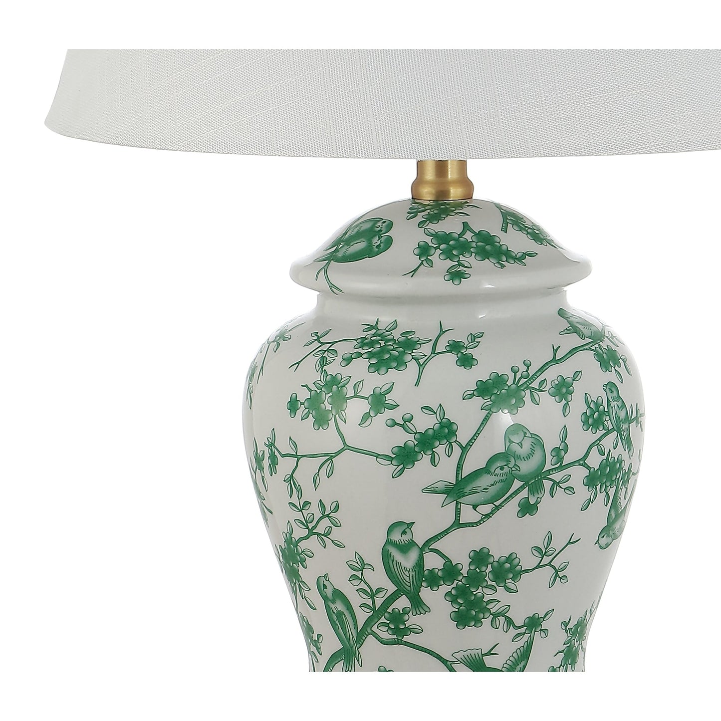 Lampe de table LED Penelope 22 Chinoiserie, bleu/blanc, par JONATHAN Y
