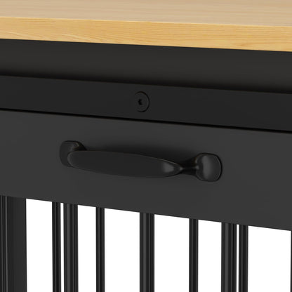 Cage pour chien élégante et robuste avec renfort en tubes de fer