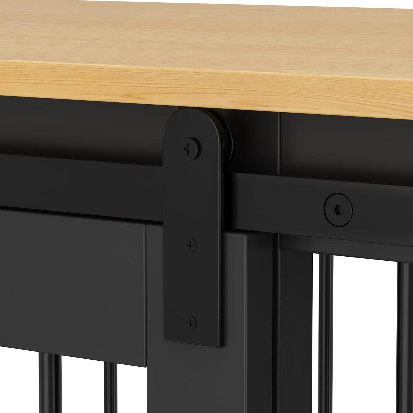 Cage pour chien élégante et robuste avec renfort en tubes de fer