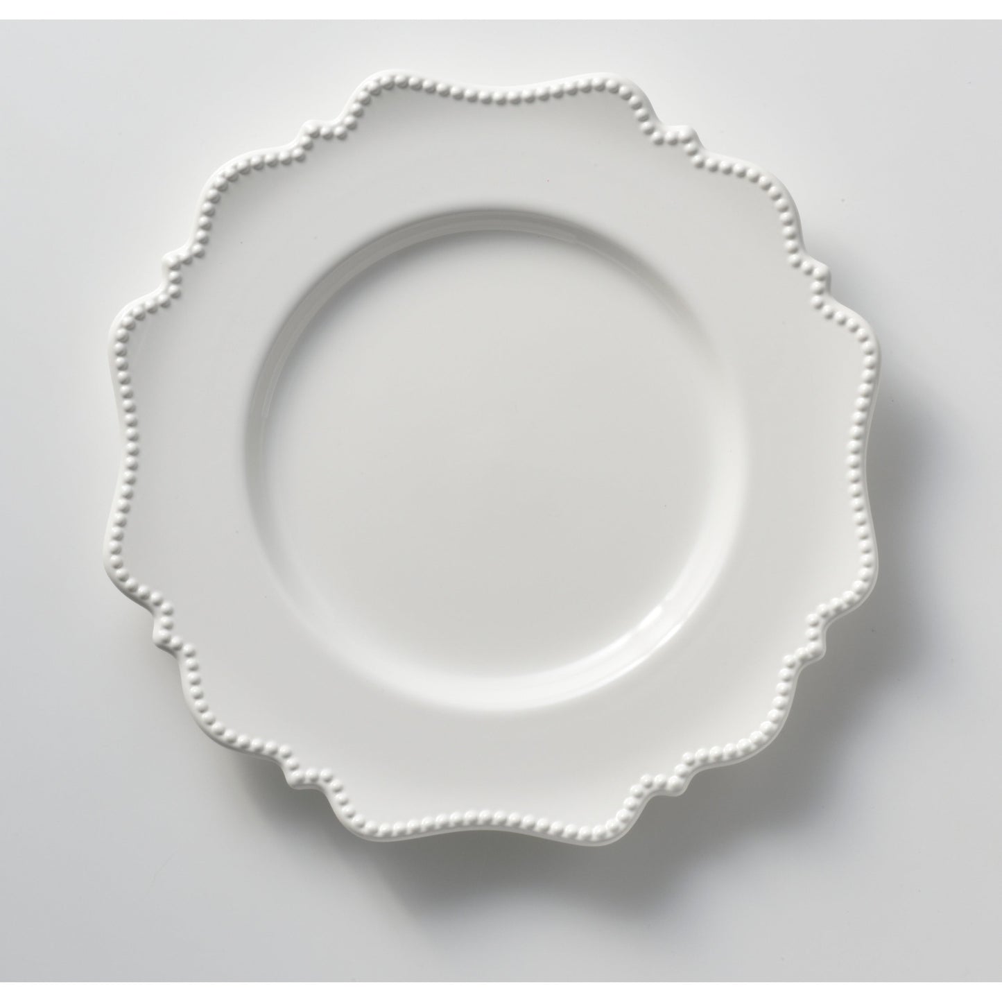 Assiette plate blanche Red Vanilla Pinpoint 11 (Lot de 6)