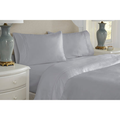 Ensemble de draps Pointehaven en coton à fibres longues, poches profondes, 620 fils/cm²