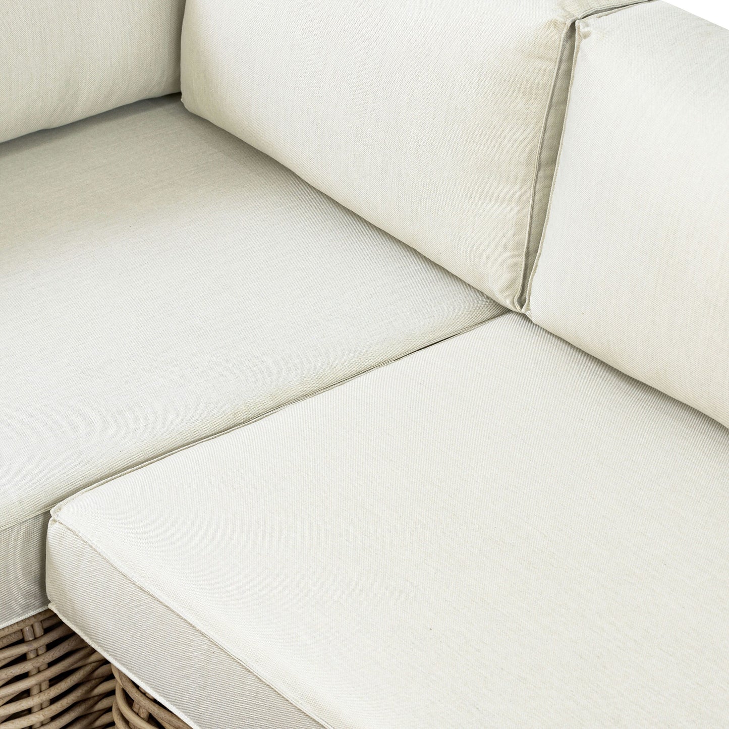 Ensemble de salon d'angle d'extérieur/terrasse Poly &amp; Bark Puglia avec table basse