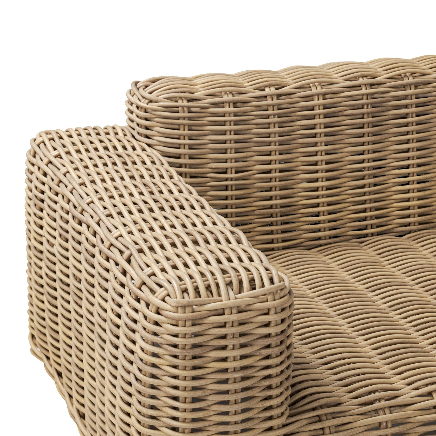 Ensemble de salon d'angle d'extérieur/terrasse Poly &amp; Bark Puglia avec table basse