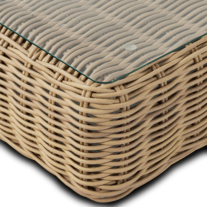 Ensemble de salon d'angle d'extérieur/terrasse Poly &amp; Bark Puglia avec table basse