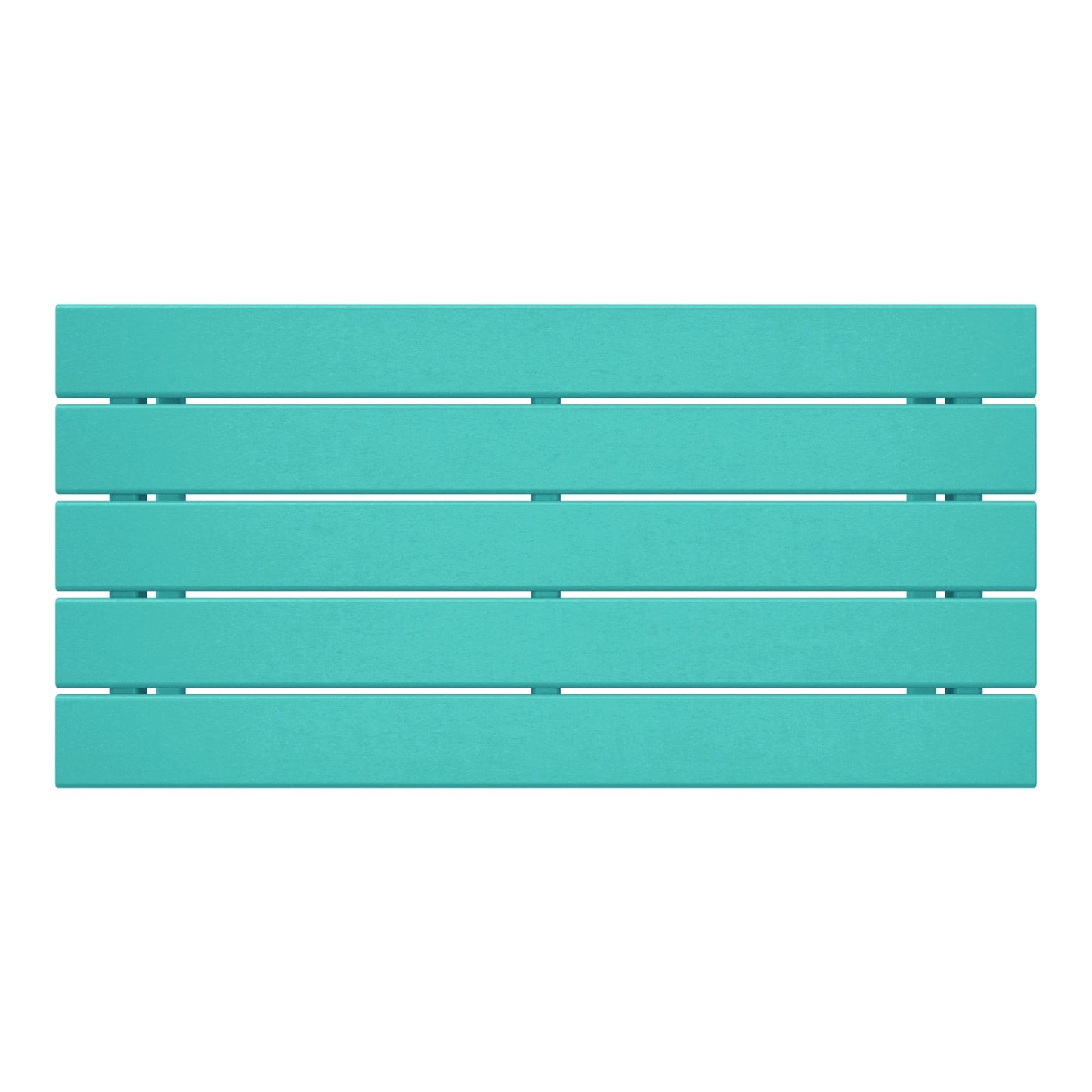 Table basse rectangulaire d'extérieur Polytrends Laguna en PEHD, résistante aux intempéries