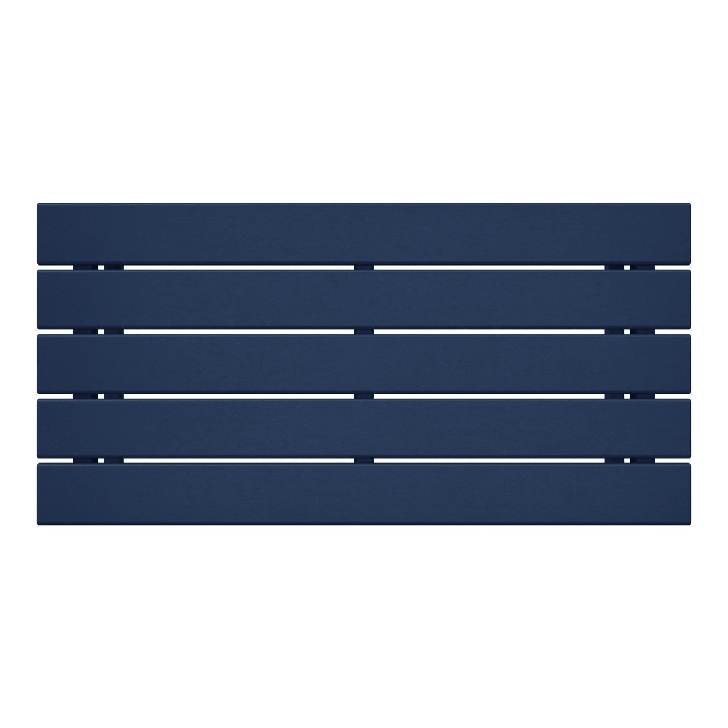 Table basse rectangulaire d'extérieur Polytrends Laguna en PEHD, résistante aux intempéries