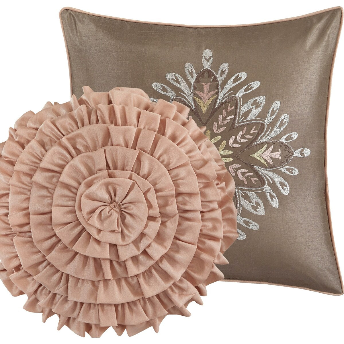 Ensemble de couette 6 pièces Porch &amp; Den Summerfield Jacquard Medallion