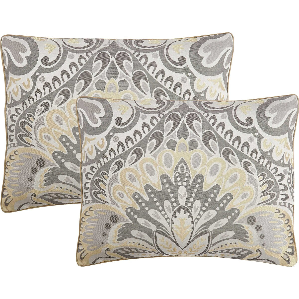 Ensemble de couette 6 pièces Porch &amp; Den Summerfield Jacquard Medallion