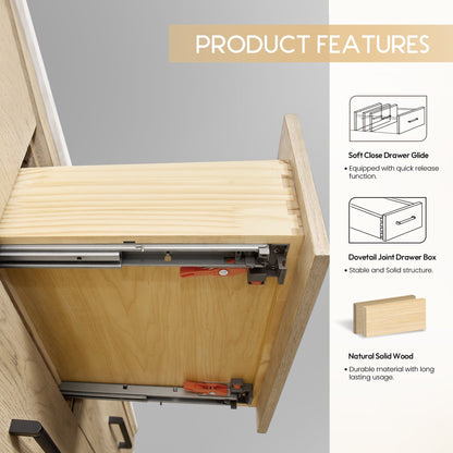 Meuble-lavabo Porto avec plateau en quartz blanc, sans miroir.