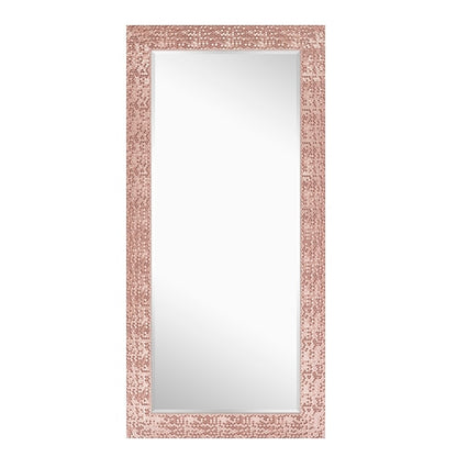 Miroir vertical pleine longueur haut de gamme à motif mosaïque - Sur pied, à incliner, autoportant - Miroir de dressing en pied