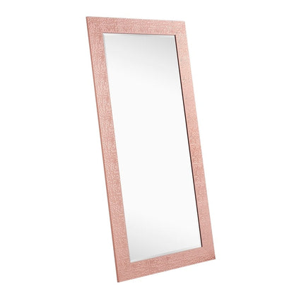 Miroir vertical pleine longueur haut de gamme à motif mosaïque - Sur pied, à incliner, autoportant - Miroir de dressing en pied