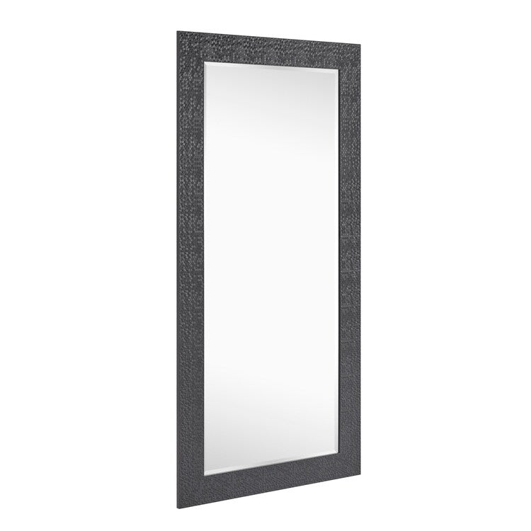 Miroir vertical pleine longueur haut de gamme à motif mosaïque - Sur pied, à incliner, autoportant - Miroir de dressing en pied