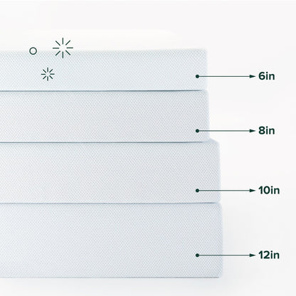 Matelas Priage by Zinus de 20 cm en mousse à mémoire de forme et gel de thé vert