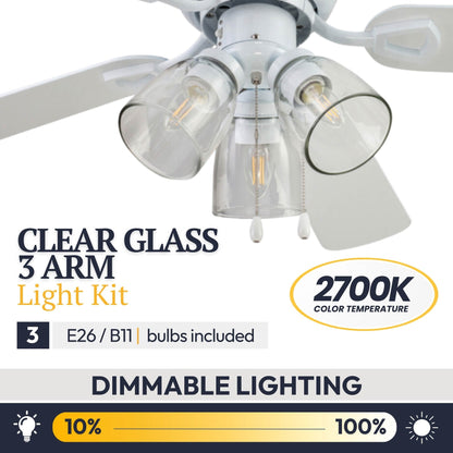 Ventilateur de plafond intérieur Prominence Home Renton style ferme traditionnelle