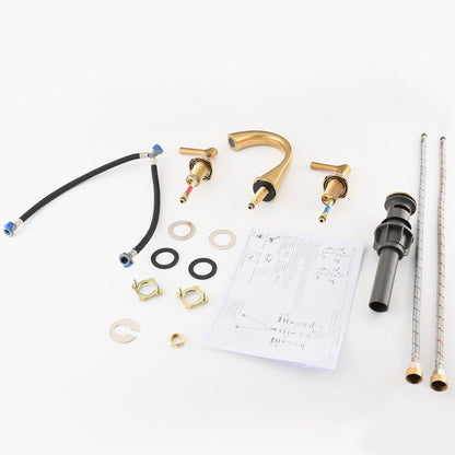 Robinet de lavabo Proox 8 à entraxe large avec système de vidange SpotShield