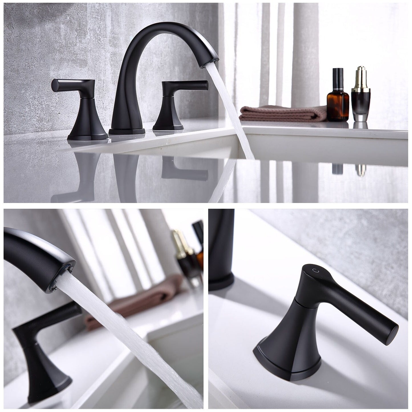 Robinet de lavabo Proox 8 à entraxe large avec système de vidange SpotShield