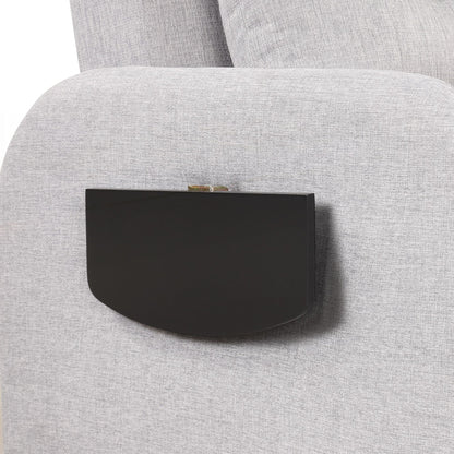 Canapé-lit gigogne 3 en 1 avec table à 2 oreilles