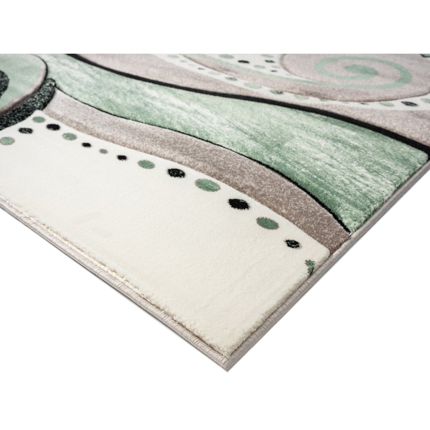 Tapis Rhodes Collection Abstract Swirl