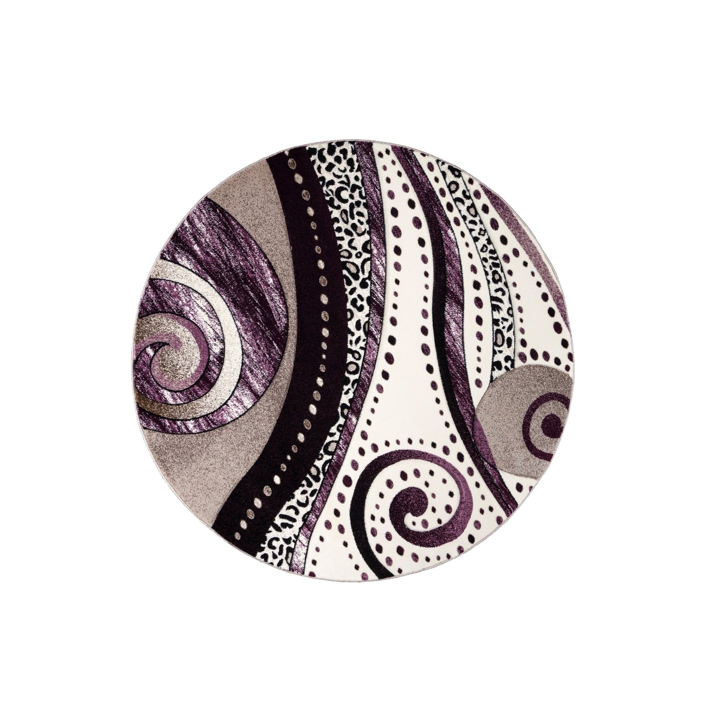 Tapis Rhodes Collection Abstract Swirl