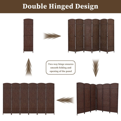 Paravent pliable autoportant en fibre tissée de 1,83 m de haut