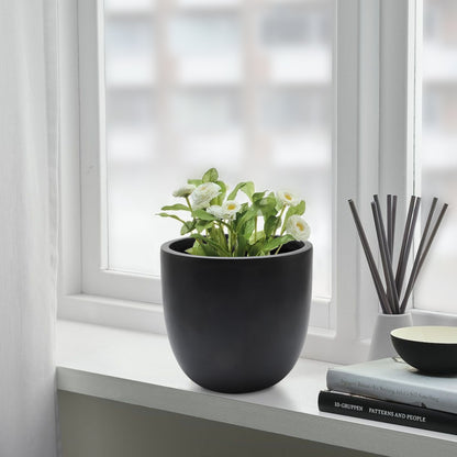 Tapered Round MgO Planter, Indoor and Outdoor