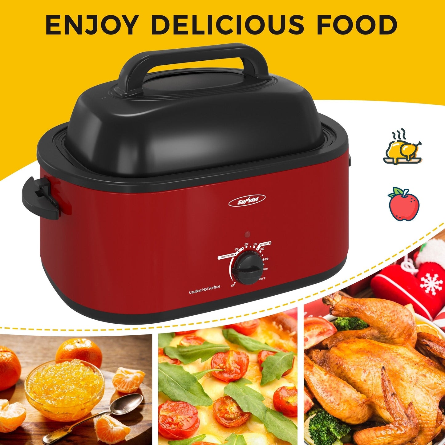 Four rôtissoire Royalcraft avec plat amovible