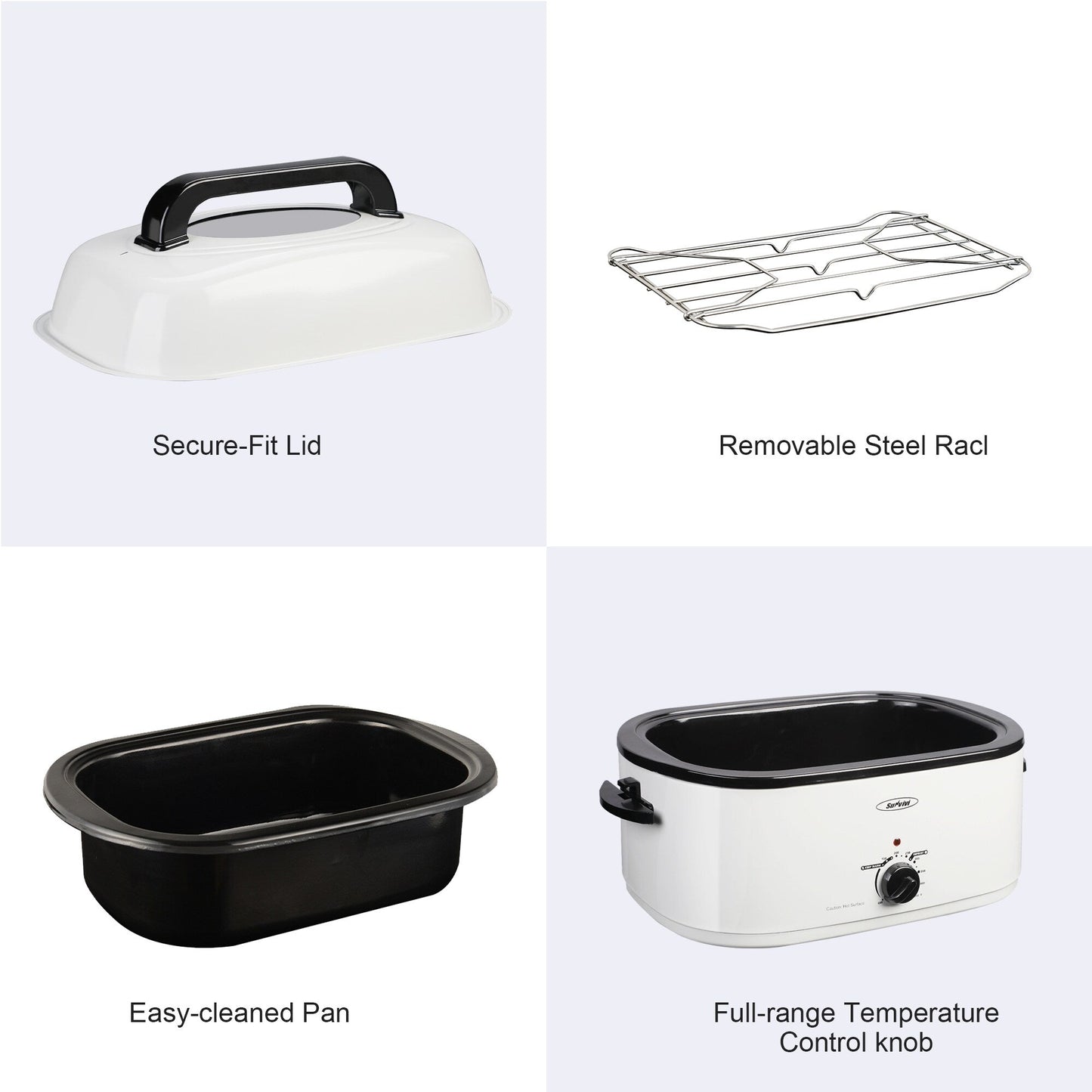 Four rôtissoire Royalcraft avec plat amovible