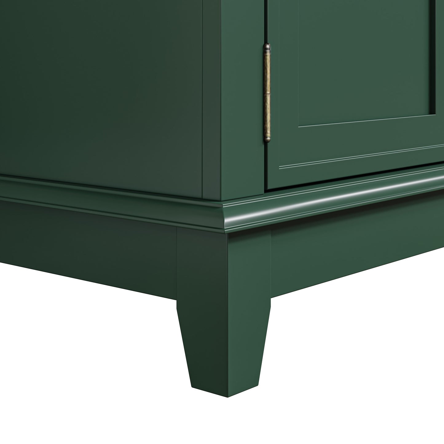 Meuble TV rustique de 183 cm (72 pouces) de large avec étagères réglables et rangement dissimulé - Largeur : 183 cm (72 pouces)